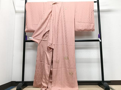 平和屋着物■訪問着　竹屋町刺繍　花鳥文　金彩　仮絵羽　逸品　未使用　CABI7171xe
