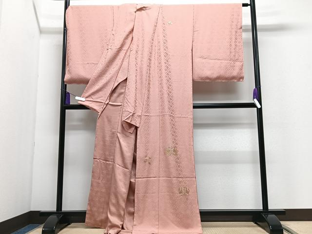 平和屋着物■訪問着　竹屋町刺繍　花鳥文　金彩　仮絵羽　逸品　未使用　CABI7171xe