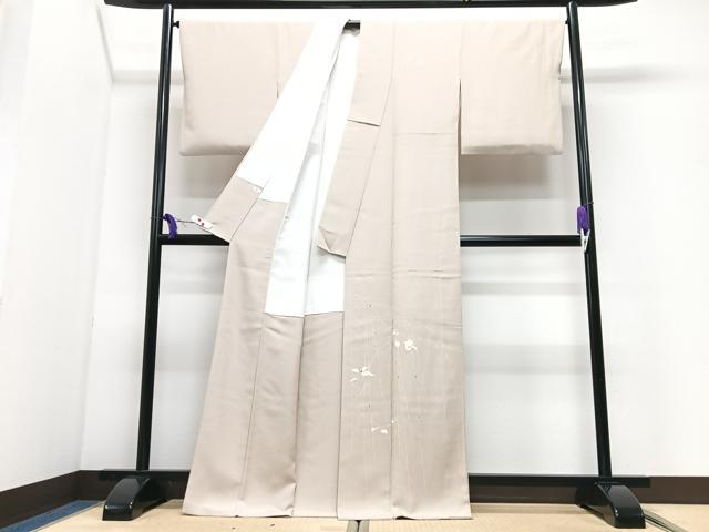 平和屋着物■訪問着　刺繍　枝垂れ花文　金彩　正絹　逸品　CABI7180xe