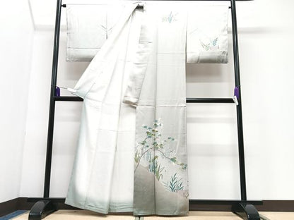 平和屋着物■訪問着　楓文　暈し染め　正絹　逸品　CABI7181xe