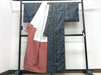 平和屋着物■本場大島紬　7マルキ　花間道　正絹　逸品　CABI7190xe