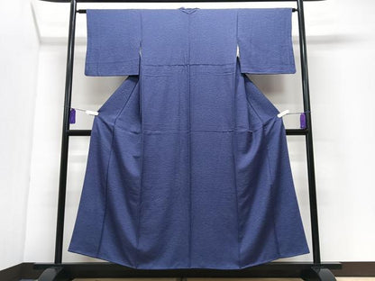 平和屋着物■上質な小紋　芝草文　正絹　逸品　CABI7197xe