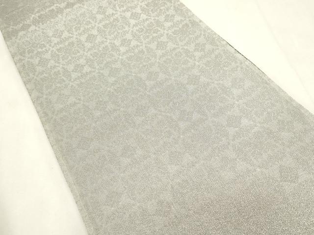 平和屋着物●両面　六通柄袋帯　源氏香花文　金糸　正絹　逸品　CABI7202dy