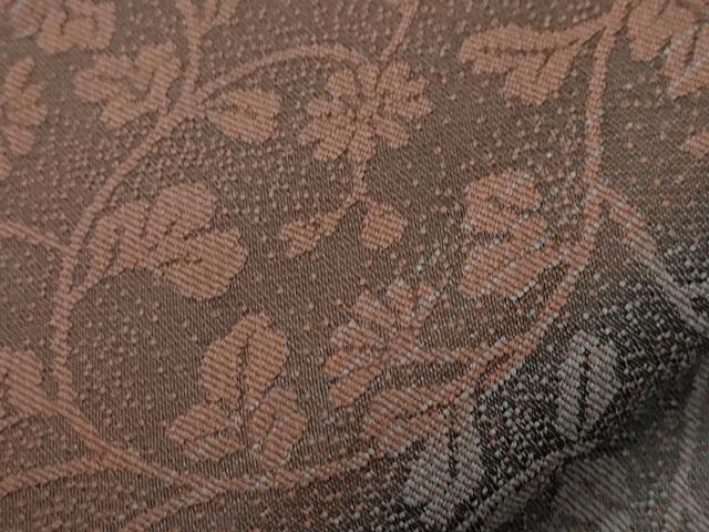 平和屋着物●両面　全通柄袋帯　格子柄　正絹　逸品　CABI7204dy