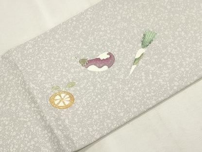 平和屋着物●九寸名古屋帯　成り物　正絹　逸品　未使用　CABI7222dy