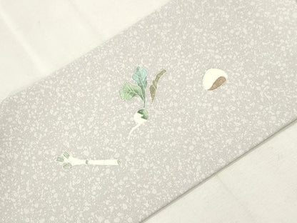 平和屋着物●九寸名古屋帯　成り物　正絹　逸品　未使用　CABI7222dy