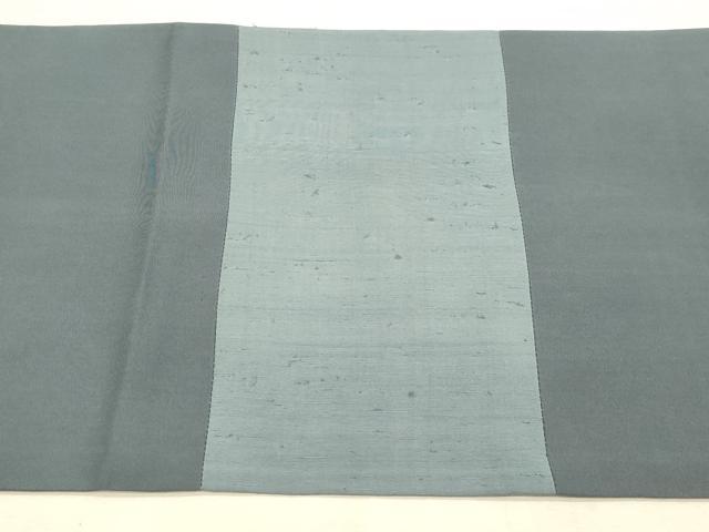 平和屋着物●塩瀬　九寸開き名古屋帯　総刺繍　飛鶴文　金糸　正絹　逸品　CABI7242dy