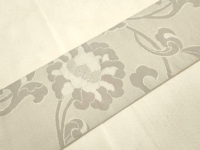 平和屋着物●綴れ　八寸名古屋帯　更紗文　名古屋仕立て　正絹　逸品　CABI7244dy