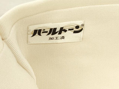 平和屋着物●塩瀬　九寸名古屋帯　箔散らし霞文　金銀彩　正絹　逸品　CABI7265dy