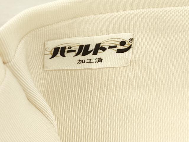 平和屋着物●塩瀬　九寸名古屋帯　箔散らし霞文　金銀彩　正絹　逸品　CABI7265dy
