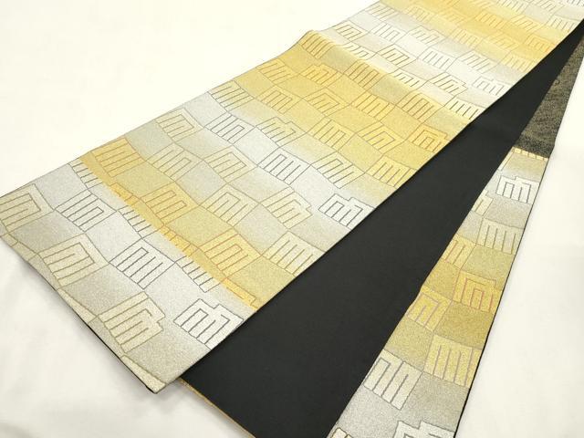 平和屋着物●毛利ゆき子　六通柄袋帯　源氏香　金銀糸　正絹　逸品　CABI7272dy
