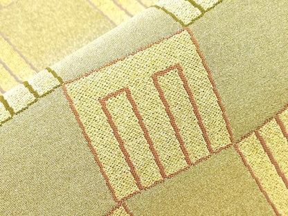 平和屋着物●毛利ゆき子　六通柄袋帯　源氏香　金銀糸　正絹　逸品　CABI7272dy