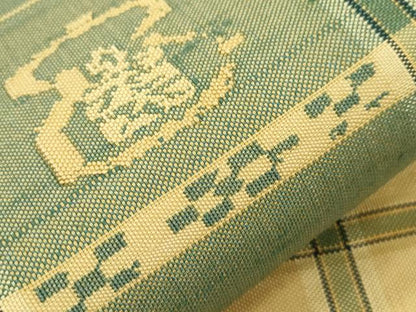 平和屋着物●六通柄　本袋帯　龍村平蔵柄　甲比丹仙瓢　正絹　逸品　CABI7283dy