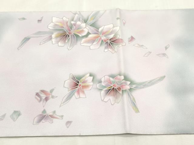 平和屋着物●六通柄袋帯　舞花文　正絹　逸品　CABI7289dy