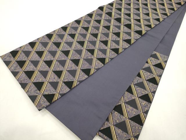 平和屋着物●ファッションデザイナー　HIROKO KOSHINO　コシノヒロコ　六通柄袋帯　鱗文　金糸　正絹　逸品　CABI7292dy