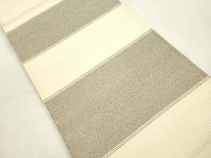 平和屋着物●両面　六通柄袋帯　雪輪花文　正絹　逸品　CABI7294dy