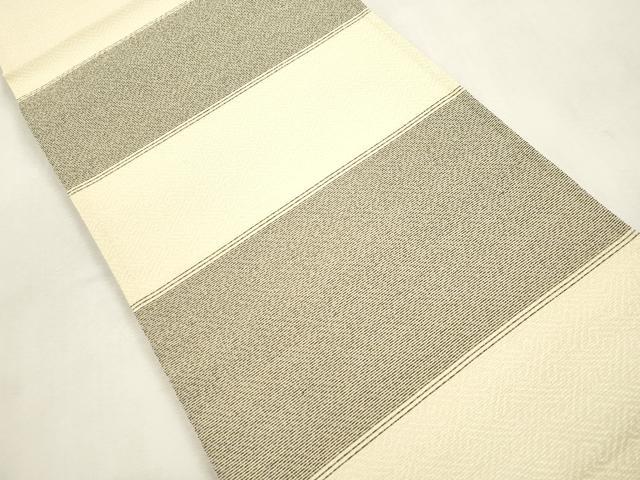 平和屋着物●両面　六通柄袋帯　雪輪花文　正絹　逸品　CABI7294dy