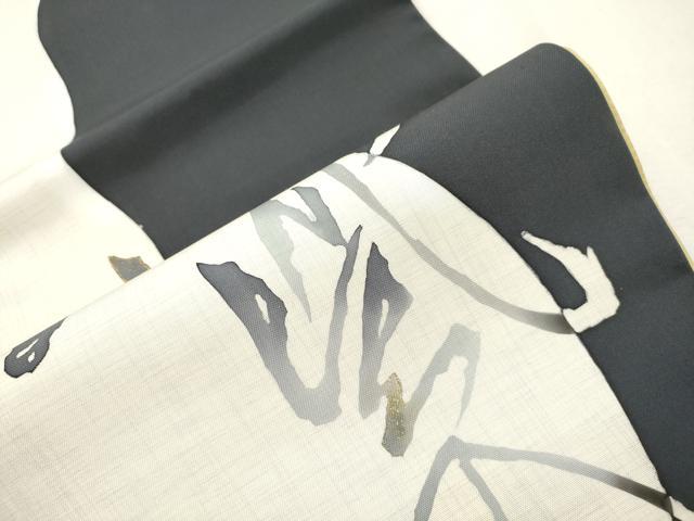 平和屋着物●六通柄袋帯　山紫水月　金銀彩　正絹　逸品　CABI7299dy