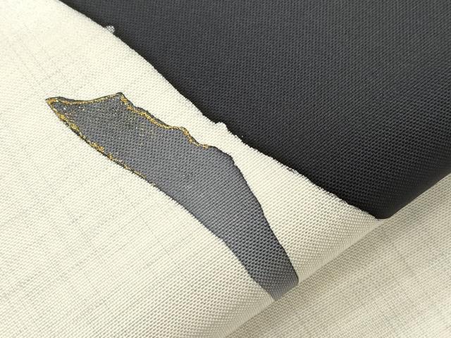 平和屋着物●六通柄袋帯　山紫水月　金銀彩　正絹　逸品　CABI7299dy