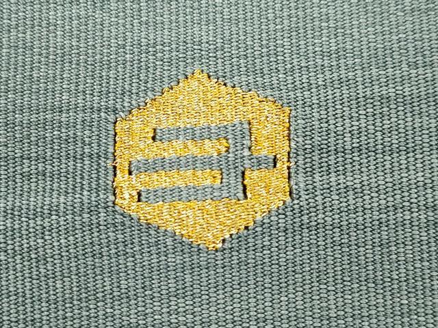 平和屋着物●爪掻本綴作家　伊達静　八寸名古屋帯　霞文　金糸　正絹　逸品　CABI7339dy