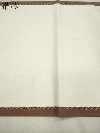 平和屋着物●中国三大刺繍　総相良刺繍　九寸開き名古屋帯　紬地　草花文　正絹　逸品　CABI7378dy