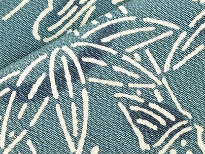 平和屋着物●全通柄九寸名古屋帯　型染め　飛鶴　松竹梅　鬼しぼ縮緬　正絹　逸品　CABI7399dy