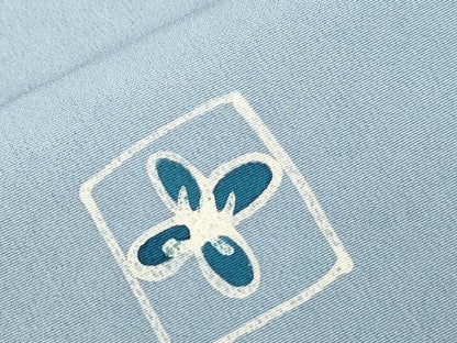 平和屋着物●全通柄九寸名古屋帯　ろうけつ染め　草花文　正絹　逸品　CABI7400dy