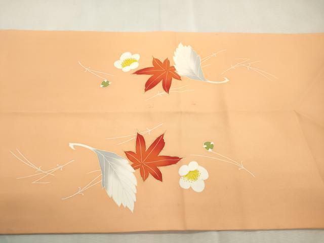 平和屋着物●九寸名古屋帯　刺繍　吹寄せ文　金彩　松葉仕立て　正絹　逸品　CABI7409dy