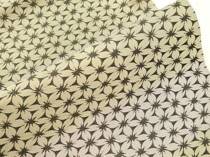 平和屋着物●全通柄九寸名古屋帯　花尽くし文　正絹　逸品　CABI7410dy