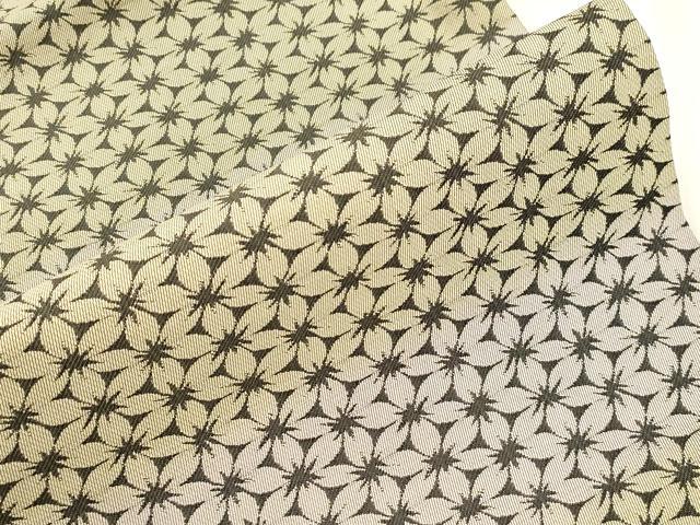平和屋着物●全通柄九寸名古屋帯　花尽くし文　正絹　逸品　CABI7410dy