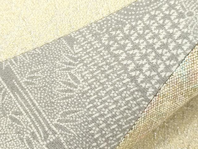 平和屋着物●九寸名古屋帯　切嵌　吉祥柄　金銀糸　やまと誂製　正絹　逸品　CABI7416dy