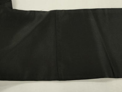 平和屋着物●アンティーク　大正ロマン　九寸名古屋帯　総刺繍　花鳥文　黒地　正絹　逸品　CABI7421dy