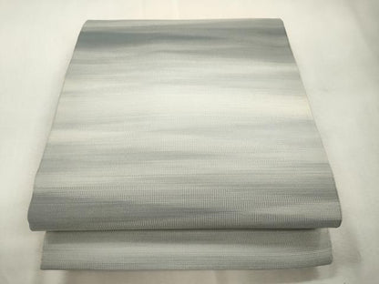 平和屋着物●八寸名古屋帯　綴れ　霞文　正絹　逸品　CABI7424dy