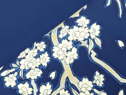 平和屋着物●塩瀬　九寸名古屋帯　人物文　松葉仕立て　正絹　逸品　CABI7435dy