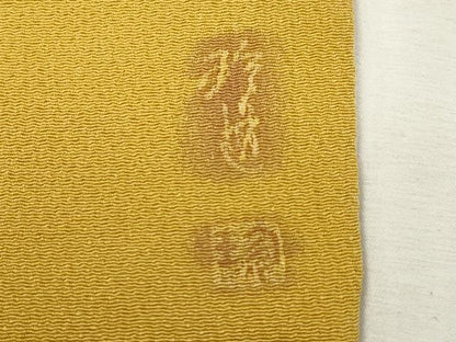 平和屋着物●九寸名古屋帯　作家物　花蝶鳥文　鬼しぼ縮緬　正絹　逸品　未使用　CABI7439dy