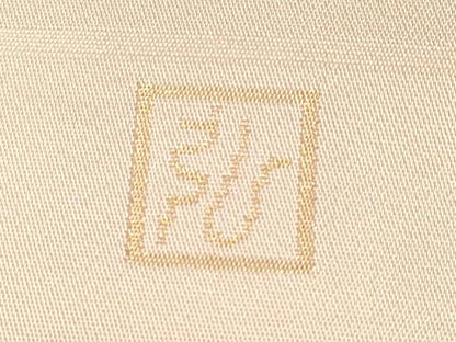 平和屋着物●桝屋高尾　九寸名古屋帯　地紙文　金糸　正絹　逸品　CABI7450dy