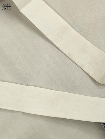 平和屋着物●つけ帯　手描き　紬地　草花文　金彩　正絹　逸品　CABI7478dy