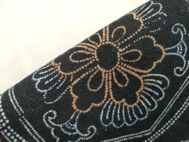 平和屋着物●つけ帯　亀甲花文　綿　CABI7494dy
