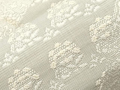 平和屋着物●本場筑前博多織　半幅帯　樹林文　正絹　逸品　CABI7512dy