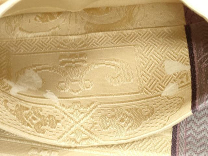 平和屋着物●本場筑前博多織　半幅帯　幾何学文　正絹　逸品　CABI7515dy