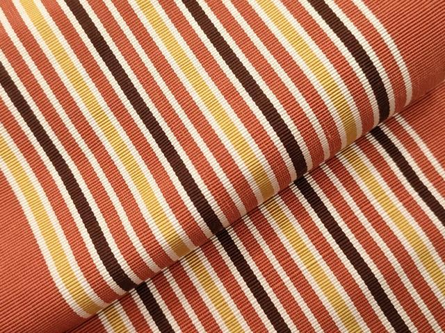 平和屋着物●本場筑前博多織　半幅帯　草花文　正絹　逸品　CABI7523dy