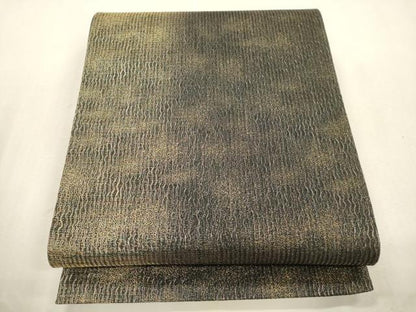 平和屋着物●六通柄袋帯　櫛織　霞文　金糸　正絹　逸品　未使用　CABI7539dy