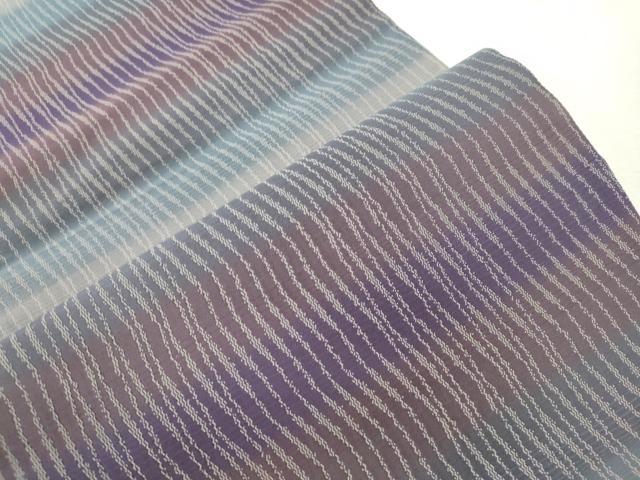 平和屋着物●全通柄袋帯　霞文　正絹　逸品　未使用　CABI7552dy