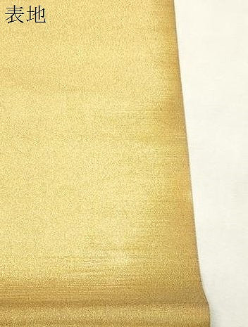 平和屋着物●太鼓柄袋帯　箔金綴　風景文　金糸　正絹　逸品　CABI7554dy
