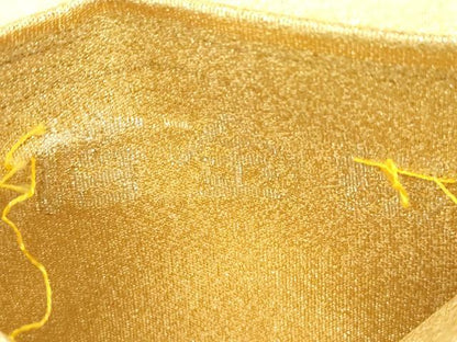平和屋着物●太鼓柄袋帯　箔金綴　風景文　金糸　正絹　逸品　CABI7554dy