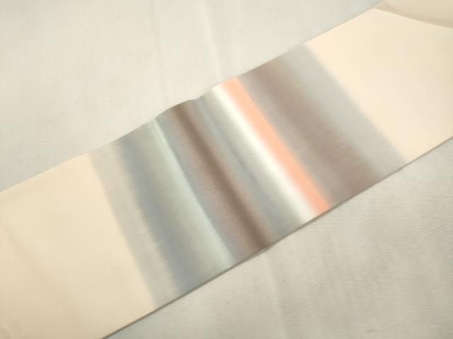 平和屋着物●塩瀬　九寸名古屋帯　霞文　正絹　逸品　CABI7592dy