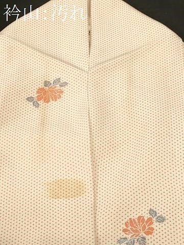 平和屋着物■上質な小紋　草花文　正絹　逸品　CABI7603ev