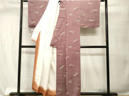 平和屋着物■上質な小紋　吉祥更紗花文　正絹　逸品　CABI7615ev
