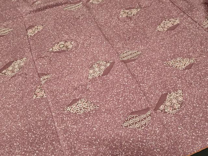平和屋着物■上質な小紋　吉祥更紗花文　正絹　逸品　CABI7615ev