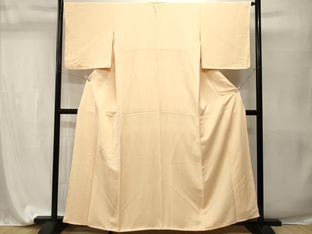 平和屋着物■豪華色留袖　舞蝶地紋　鳥の子色　正絹　逸品　CABI7620ev